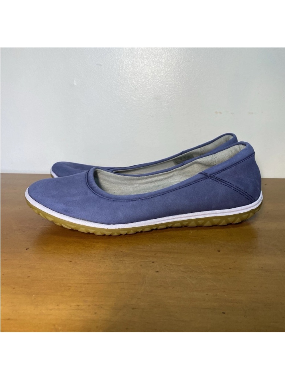 Hush Puppies Women’s 8 Body Shoe Comfort Flats Shoes Blue Slip On Comfortable - Picture 3 of 7